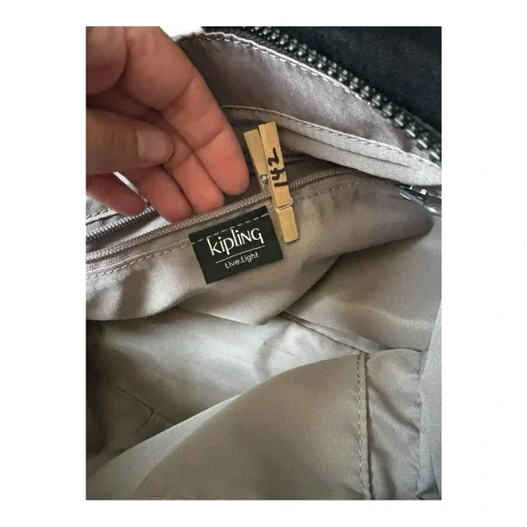 Kipling Elysia Black Shoulder Bag Purse Crossbody - Picture 14 of 15